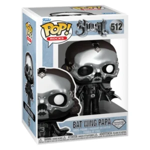 Funko Pop Bat Wing Papa 512 (Diamond) Rocks en su caja original, vista lateral.