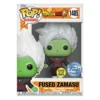 Funko Pop Fused Zamasu 1485 SE GITD Dragon Ball en su caja original, vista lateral.