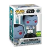 Funko Pop Grand Admiral Thrawn 697 Summer Convention 2024 Star Wars en su caja original, vista lateral.