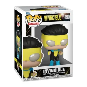 Funko Pop Invincible 1499 en su caja original, vista lateral.