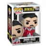 Funko Pop Omni-Man 1500 Invincible en su caja original, vista lateral.