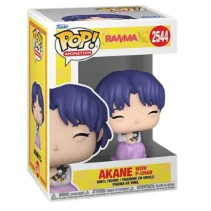 Funko Pop Akane 2544 Ranma en su caja original, vista lateral.