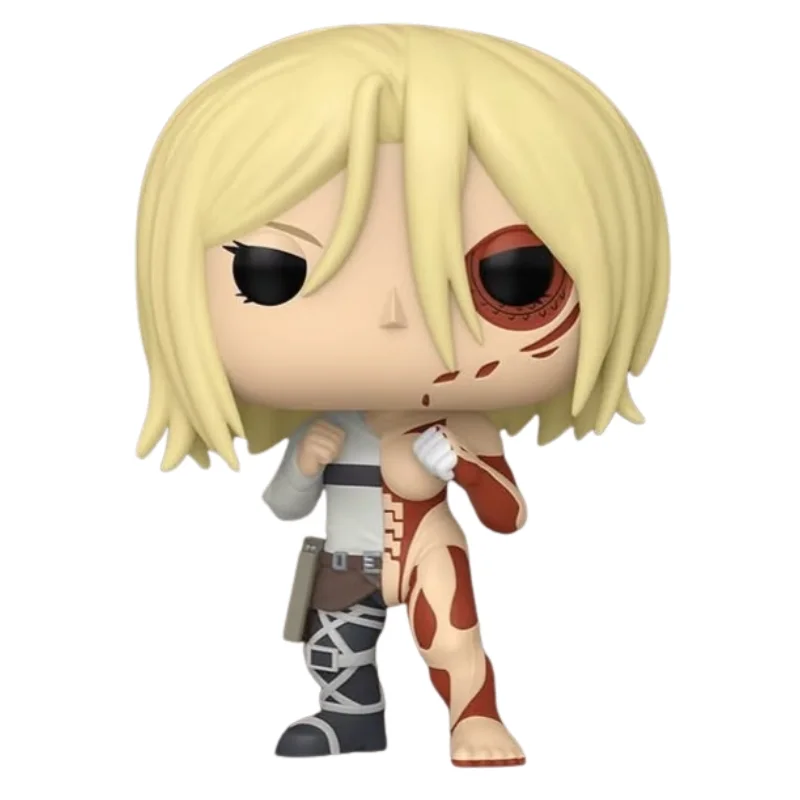 Funko Pop Annie Leonhart/Female Titan 2554 Attack On Titan fuera de su caja, vista frontal.