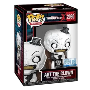 Funko Pop Art The Clown 2090 SE Terrifier en su caja original, vista lateral