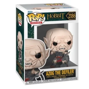 Funko Pop Azog The Defiler 2186 The Hobbit en su caja original, vista lateral.