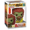 Funko Pop Blanka 2099 Street Fighter en su caja original, vista lateral.