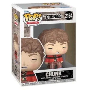Funko Pop Chunk 2164 The Goonies en su caja original, vista lateral