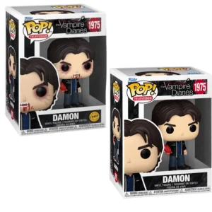 Funko Pop Damon 1975 Bundle The Vampire Diaries en cajas originales, vista lateral