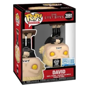 Funko Pop David 2091 SE The Lost Boys en su caja original, vista lateral