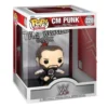 Funko Pop Deluxe CM Punk 220 WWE en su caja original, vista lateral.