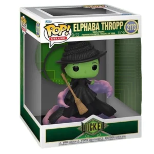 Funko Pop Deluxe Elphaba Thropp 2173 Wicked en caja original, vista lateral