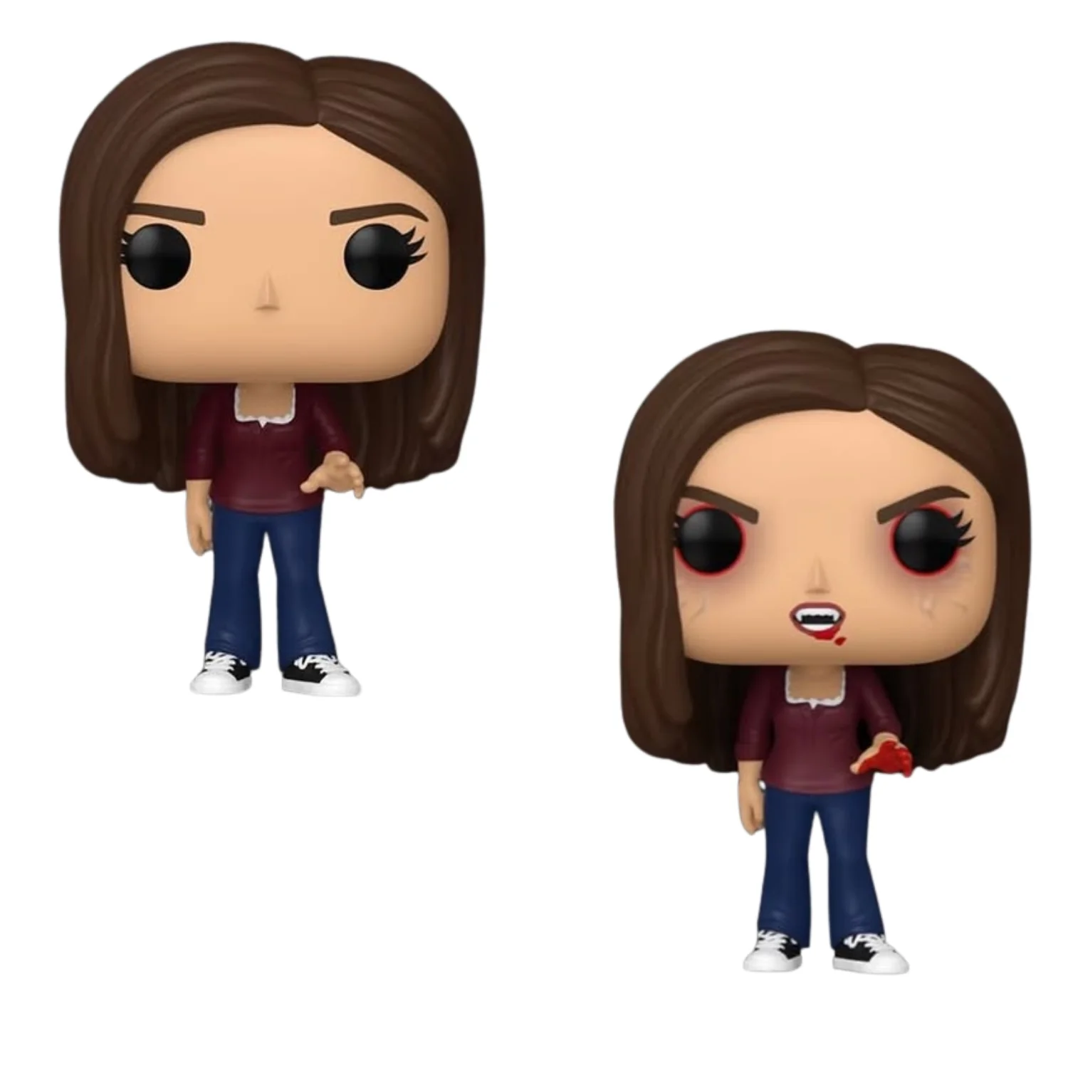 Funko Pop Elena 1976 Bundle The Vampire Diaries fuera de las cajas, vista frontal