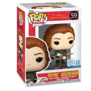 Funko Pop Feyre Archeron 59 SE A Court of Thorns and Roses en su caja original, vista lateral.