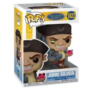 Funko Pop John Silver 1822 Treasure Planet en su caja original, vista lateral