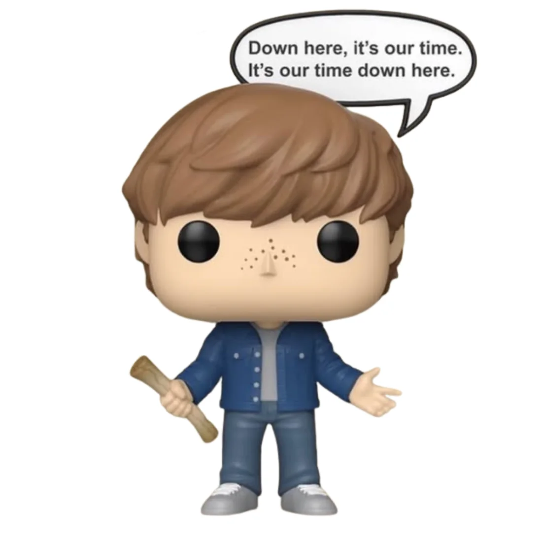 Funko Pop Mikey 2167 The Goonies fuera de la caja, vista frontal