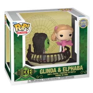Funko Pop Mini Moment Glinda & Elphaba 2175 Wicked en su caja original, vista lateral