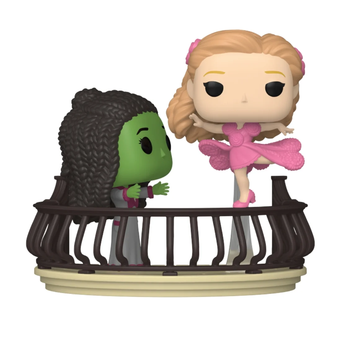 Funko Pop Mini Moment Glinda & Elphaba 2175 Wicked fuera de la caja, vista frontal