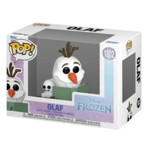 Funko Pop Olaf 1802 Frozen Disney en su caja original, vista lateral