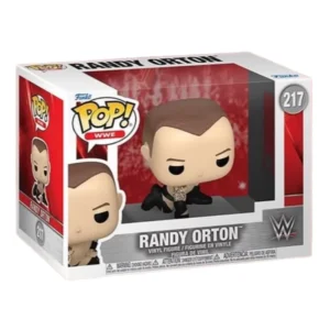 Funko Pop Randy Orton 217 WWE en su caja original, vista lateral.