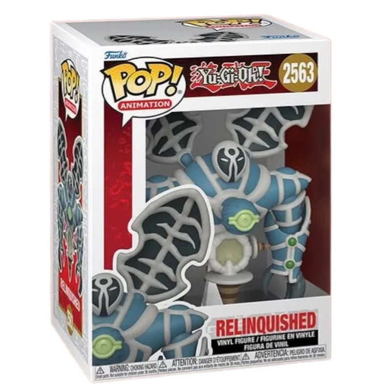 Funko Pop Relinquished 2563 Yu-Gi-Oh! en su caja original, vista lateral.