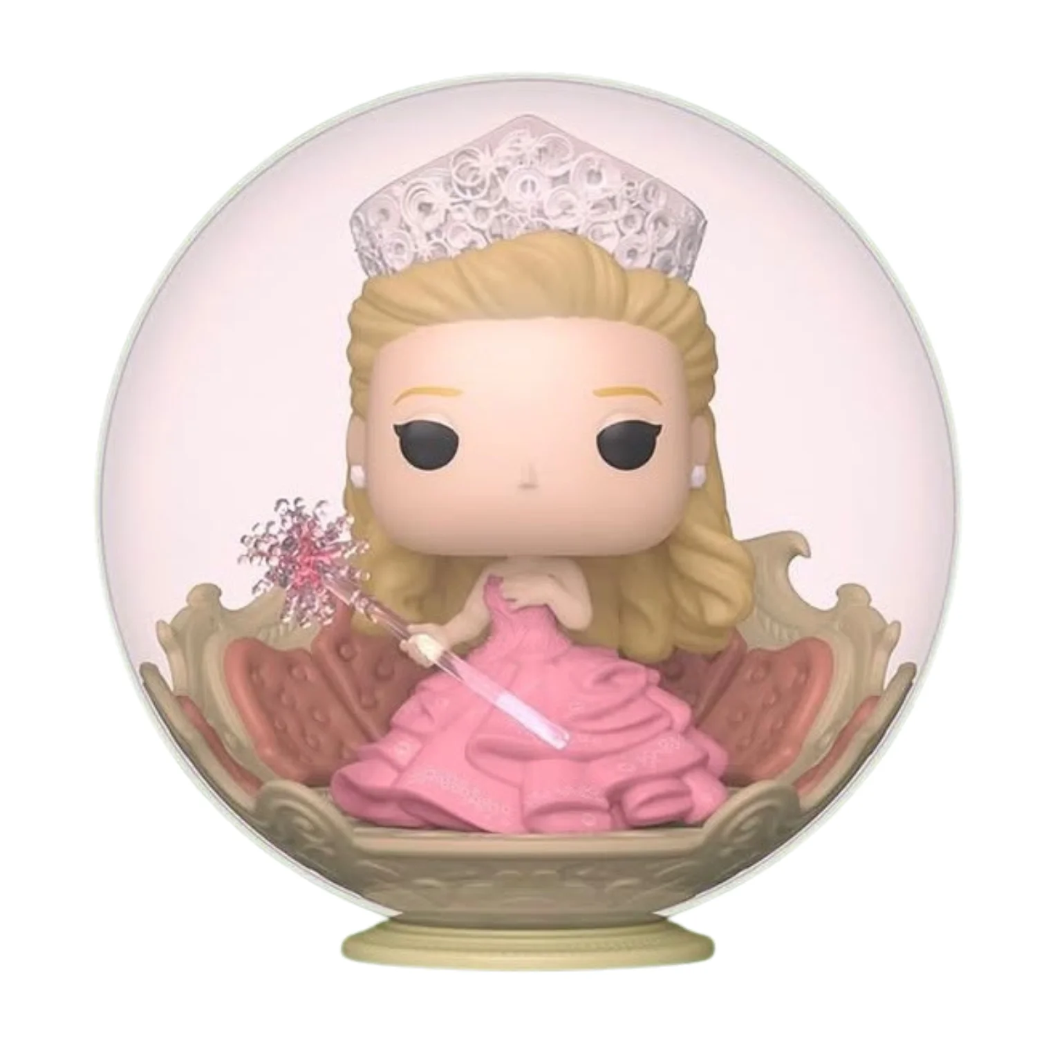 Funko Pop Rides Glinda Upland In Bubble 154 Wicked fuera de la caja, vista frontal