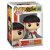 Funko Pop Ryu 2096 Street Fighter en su caja original, vista lateral.