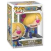 Funko Pop Sanji 2566 One Piece en su caja original, vista lateral