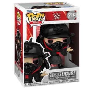 Funko Pop Shinsuke Nakamura 219 WWE en su caja original, vista lateral.