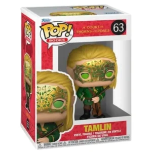 Funko Pop Tamlin 63 A Court of Thorns and Roses en su caja original, vista lateral.