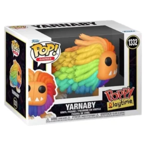 Funko Pop Yarnaby 1331 Poppy Playtime en su caja original, vista lateral