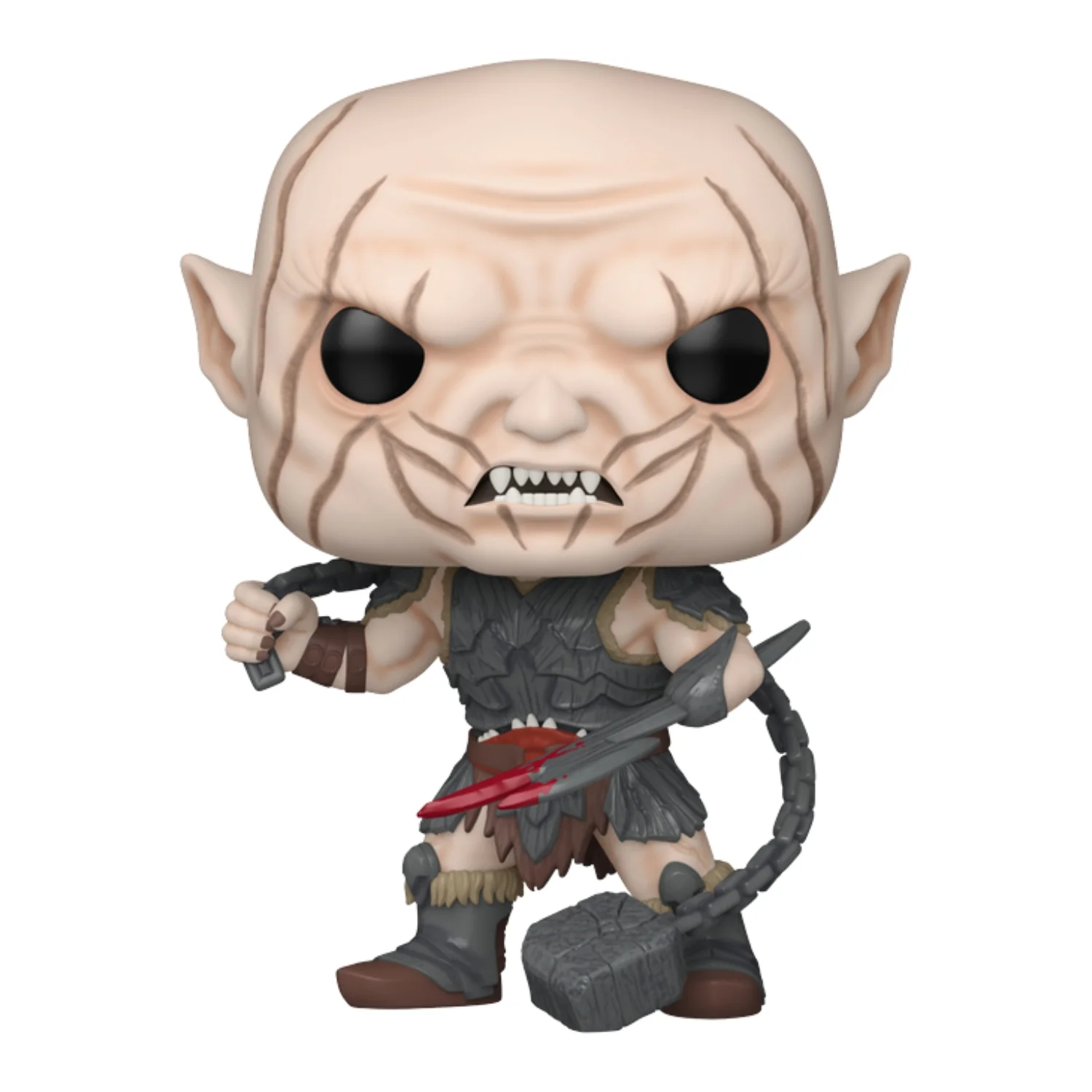 Funko Pop Azog The Defiler 2186 The Hobbit fuera de su caja, vista frontal.