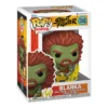 Funko Pop Blanka 2099 Street Fighter en su caja original, vista lateral.