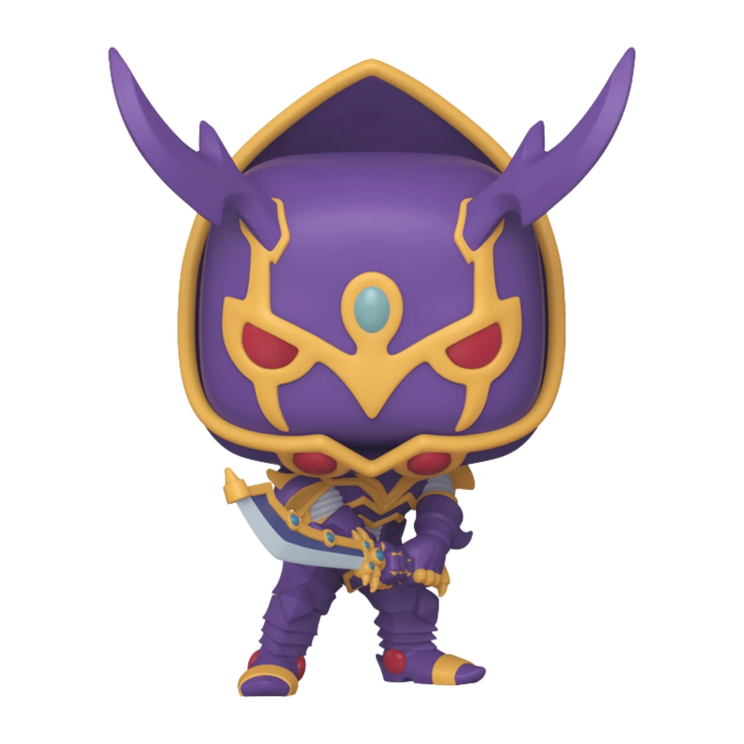 Funko Pop Buster Blader 2561 Yu-Gi-Oh! fuera de su caja, vista frontal.