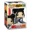 Funko Pop Chun-Li 2098 Street Fighter en su caja original, vista lateral.