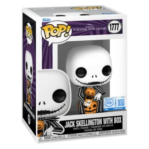 Funko Pop Jack Skellington with Box 1777 SE Disney en caja original, vista lateral