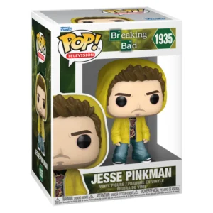 Funko Pop Jesse Pinkman 1935 Breaking Bad en su caja original, vista lateral.