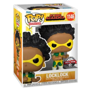Funko Pop LockLock 1146 SE My Hero Academia en su caja original, vista lateral