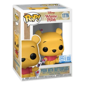 Funko Pop Pooh with Butterflies 1776 SE Disney en caja original, vista lateral