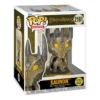 Funko Pop Premium Sauron 2161 GITD The Lord of the Rings en su caja original, vista lateral.