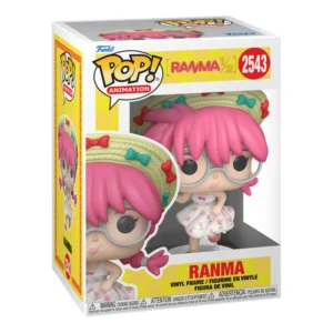 Funko Pop Ranma 2543 Ranma en su caja original, vista lateral.