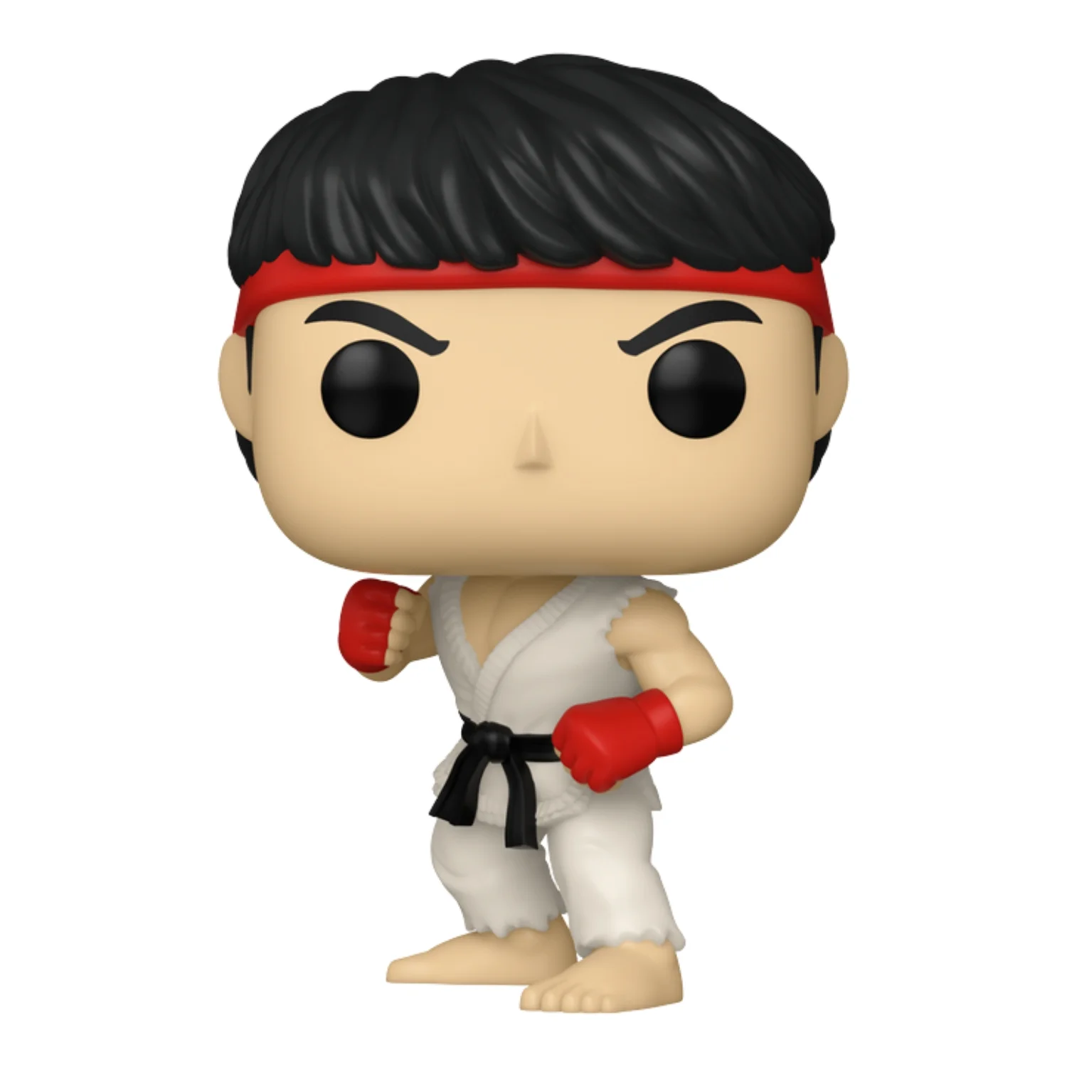 Funko Pop Ryu 2096 Street Fighter fuera de su caja, vista frontal.