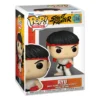 Funko Pop Ryu 2096 Street Fighter en su caja original, vista lateral.