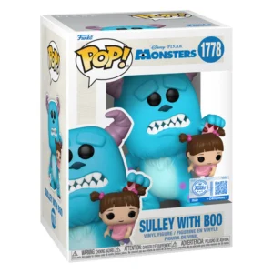 Funko Pop Sulley with Boo 1778 SE Monsters Disney en caja original, vista lateral