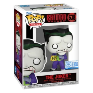 Funko Pop The Joker 638 SE Batman en su caja original, vista lateral.