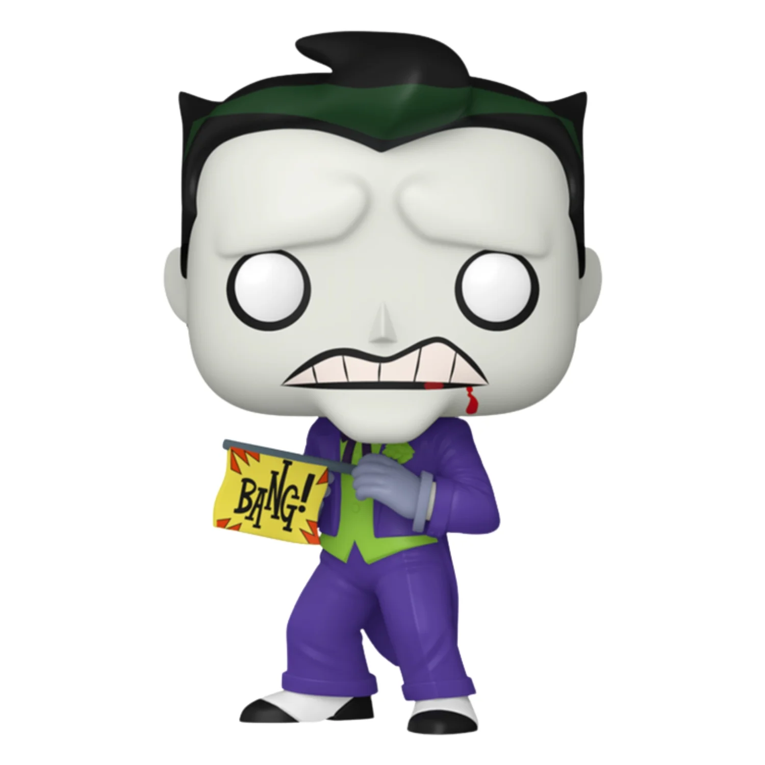 Funko Pop The Joker 638 SE Batman fuera de su caja, vista frontal.