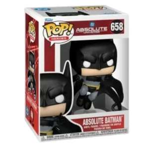 Funko Pop Absolute Batman 658 DC Comics en su caja original, vista lateral