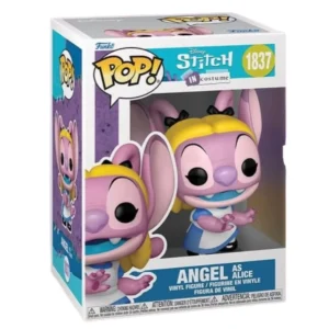 Funko Pop Angel as Alice 1837 Lilo & Stitch en su caja original, vista lateral