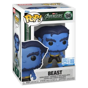 Funko Pop Beast 1646 SE Avengers Doomsday Marvel en su caja original, vista lateral