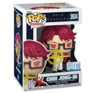 Funko Pop Choi Jong-In 2634 SE Solo Leveling en su caja original, vista lateral