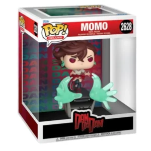 Funko Pop Deluxe Momo 2628 DanDaDan en su caja original, vista lateral